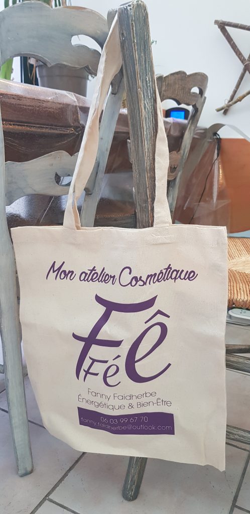 sac en toile offert lors du premier atelier